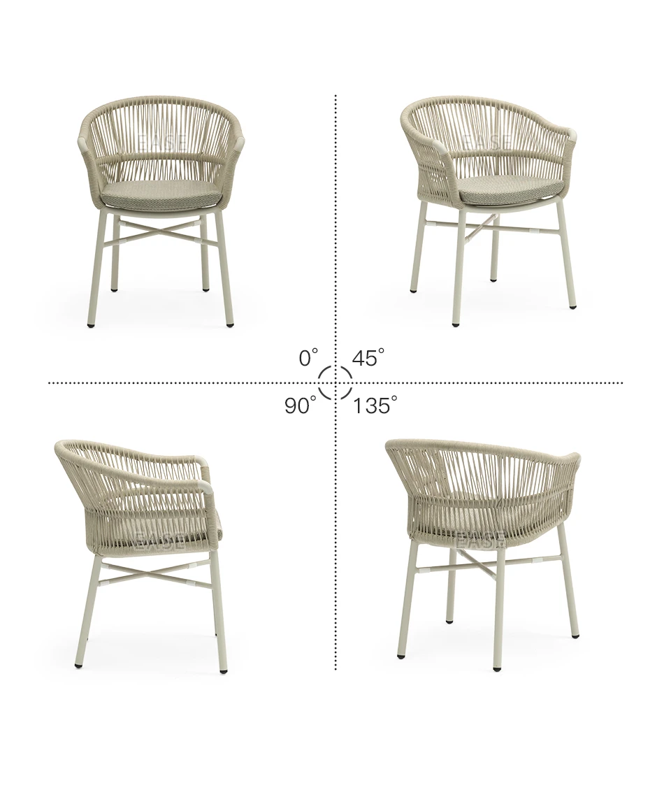 E3137-R51908 outdoor woven rope chairs manufacturers suppliers factory